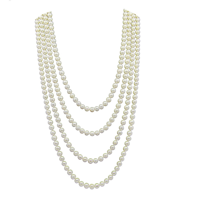 6.5β7.5mm Freshwater Pearl Endless Necklace, 100"
