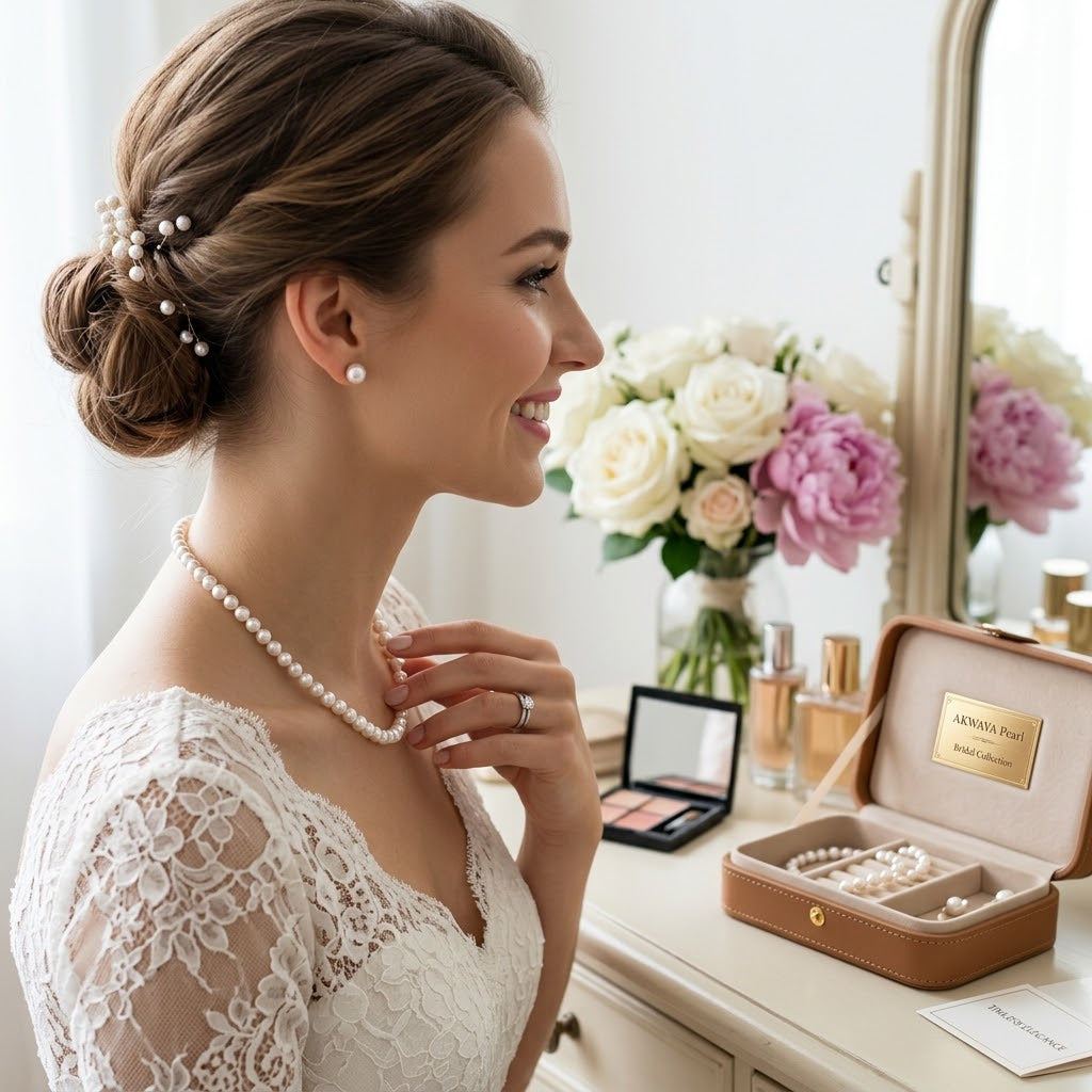 Wedding Pearl Jewelry: Necklines, Necklaces & Earrings