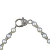 MarieAnt 6.5-7.5mm White Freshwater Cultured Pearl Necklace 18" — product view 3