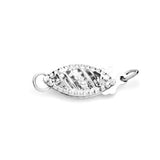 14K White Gold 7–7.5mm White Akoya Cultured Pearl Necklace, 18"