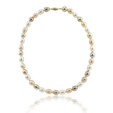14K Gold 8–9mm Multicolor Freshwater Pearl Necklace, 18"