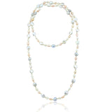 6–13mm Multicolor Baroque Freshwater Pearl Necklace, 50"