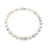 Multi-Color Rice Freshwater Cultured Pearl Necklace 11-14mm, 18" — product view 2
