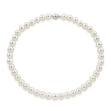 14K White Gold 10.5–11.5mm Freshwater Cultured Pearl Necklace, 20"