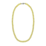 14K White Gold 6–6.5mm Golden Akoya Cultured Pearl Necklace, 18"