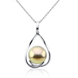 12–13mm Light Golden Freshwater Pearl Pendant