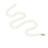 14K Gold 8–9mm White Freshwater Pearl Necklace, 18"