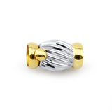 11–12mm Black Tahitian Cultured Pearl Necklace, 18", with 14K Yellow and White Gold Clasp