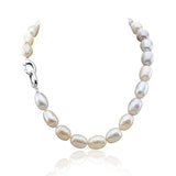 11–14mm Multi-Color Rice Freshwater Pearl Necklace, 18"