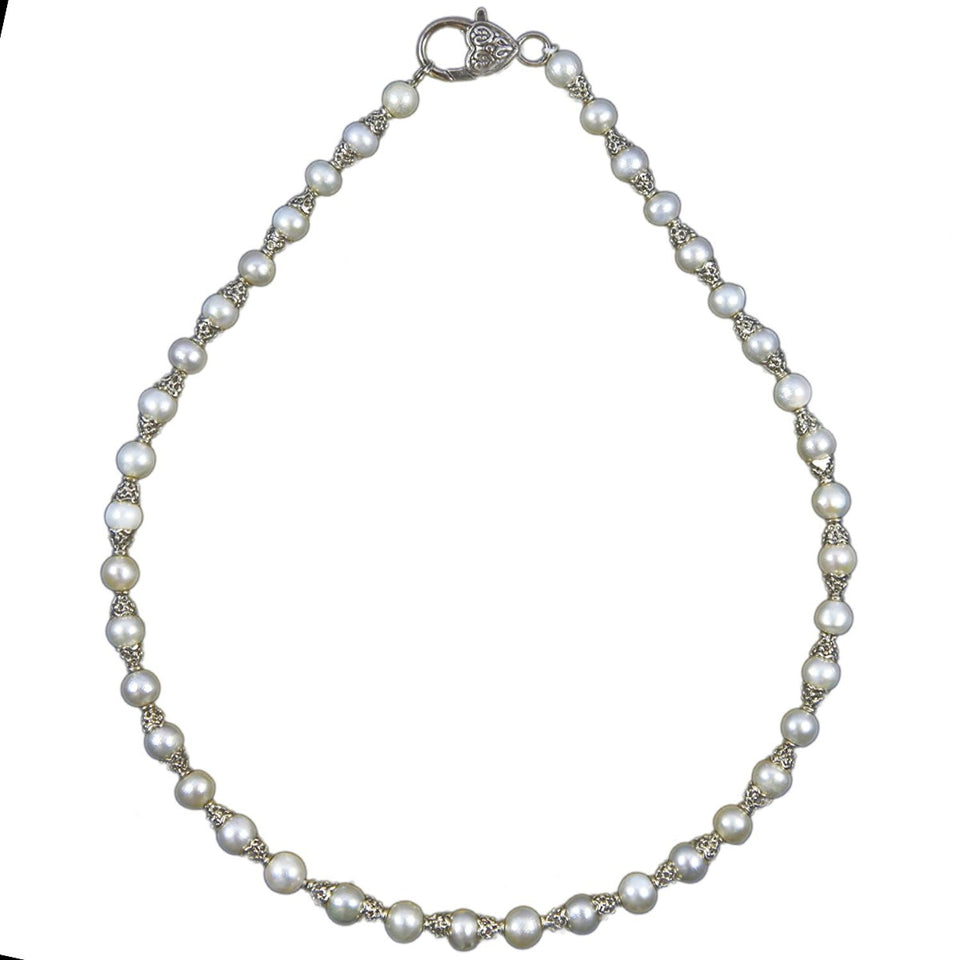 MarieAnt 6.5–7.5mm White Freshwater Pearl Necklace, 18"