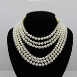 6.5-7.5mm Freshwater Cultured Pearl Endless Necklace 100"
